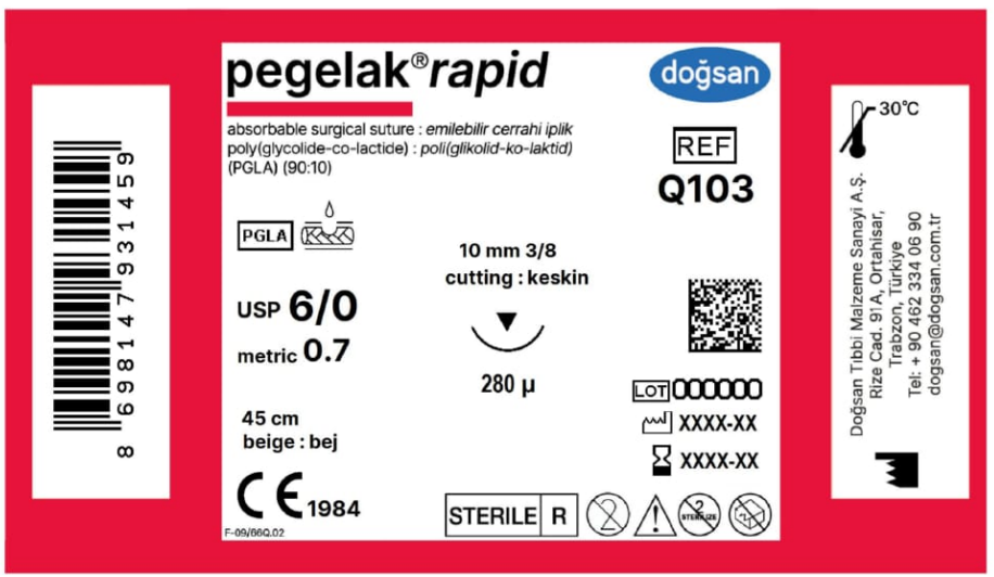 Pegelak rapid 6/0 10 3/8 kskn▼,280µ,45cm