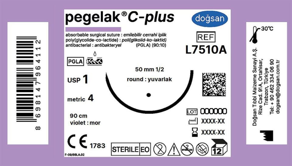 Pegelak plus 1 50 1/2 yuvarlak,90cm