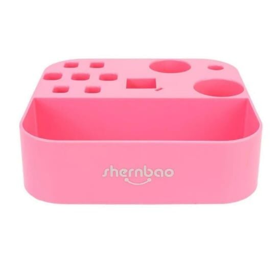 SHERNBAO Traş Masası Alet Düzenleyici (Pembe)