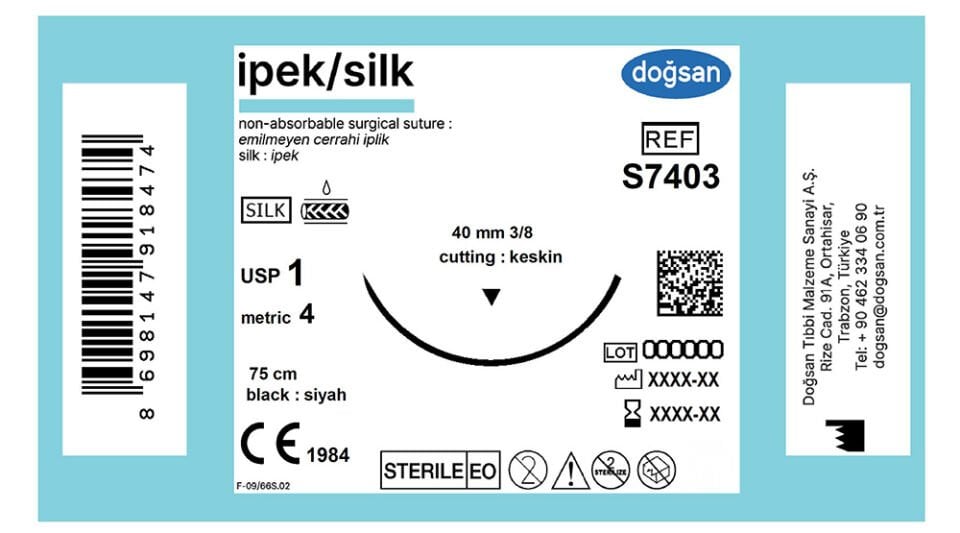 Ipek 1 40 3/8 keskin(▼),75cm