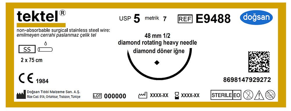 Tektel 5 48 1/2 diamond,dönen,2X75cm