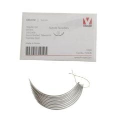 Kruuse Sütür İğnesi Regular 3/8 Yuvarlak İğneli 69 MM 10'lu Paket
