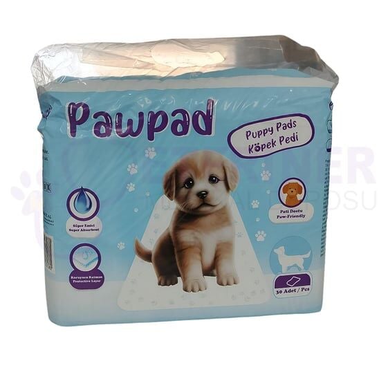 Pawpad Sermeli Bez (Çiş Pedi) 60 cm x 90 cm 30'lu paket