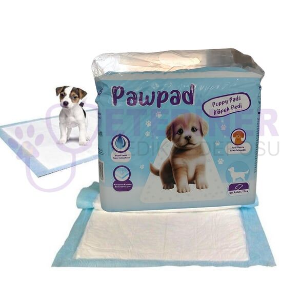 Pawpad Sermeli Bez (Çiş Pedi) 60 cm x 90 cm 30'lu paket