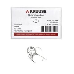 Kruuse Sütür İğnesi Regular 1/2 Keskin 39 MM 10'lu Paket