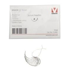 Kruuse Sütür İğnesi Regular 1/2 Keskin 25 MM 10'lu Paket