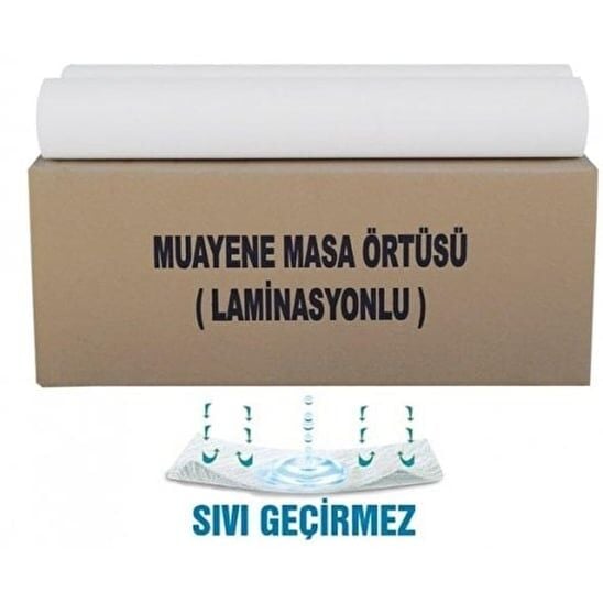 Muayene Masa Örtüsü 50 cm - 40 mt Rulo LAMİNASYONLU (Su Geçirmez)