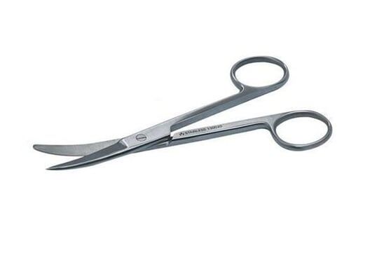 Kruuse Veteriner Makas. 14 cm. K/S. Eğri