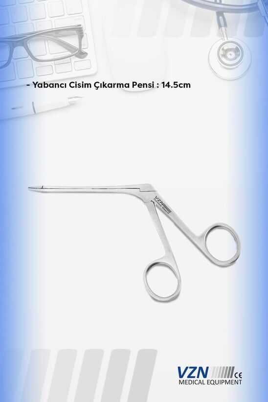 VZN Cerrahi Yabancı Cisim Çıkarma Pensi 17 cm
