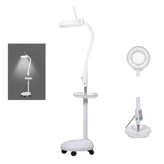 Ayaklı Led Işıklı Ayarlı Büyüteçli Loop Lamba