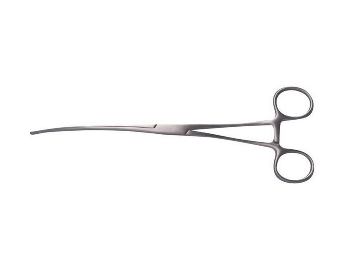 Kruuse Veteriner Bağırsak Pensi. 23 cm. Eğri