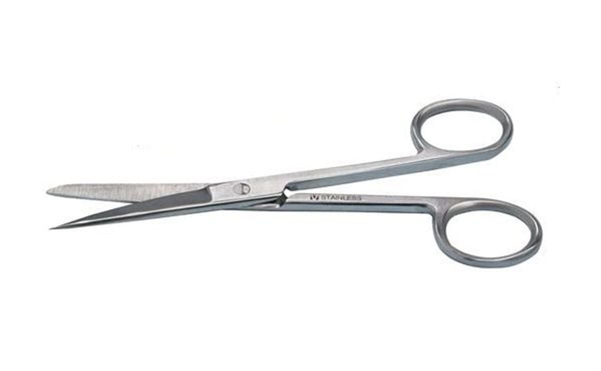 Kruuse Veteriner Makas. 13 cm. K/S. Düz