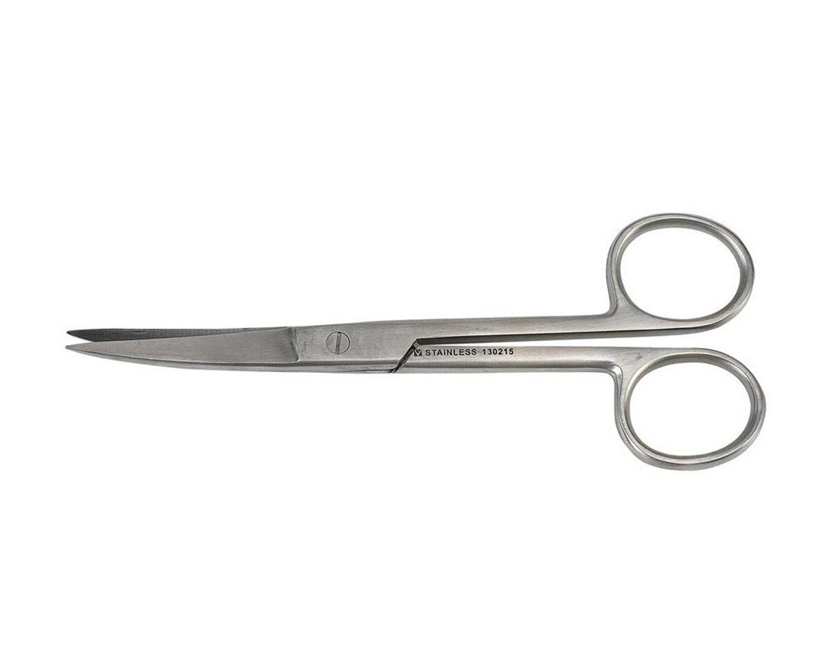 Kruuse Veteriner Makas. 14 cm. S/S. Eğri