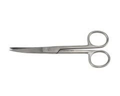Kruuse Veteriner Makas. 14 cm. S/S. Eğri