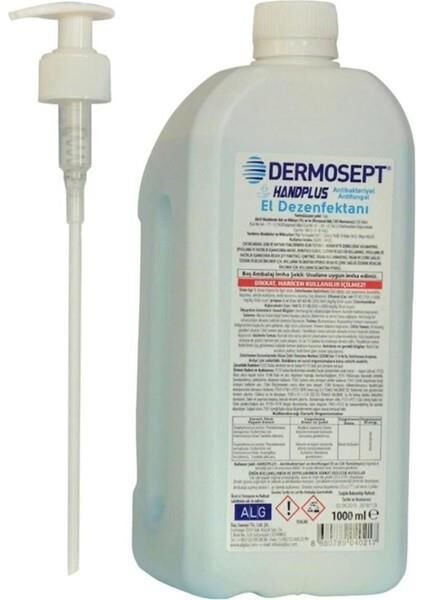 Dermosept 1 Litre Pompalı El Dezenfektanı