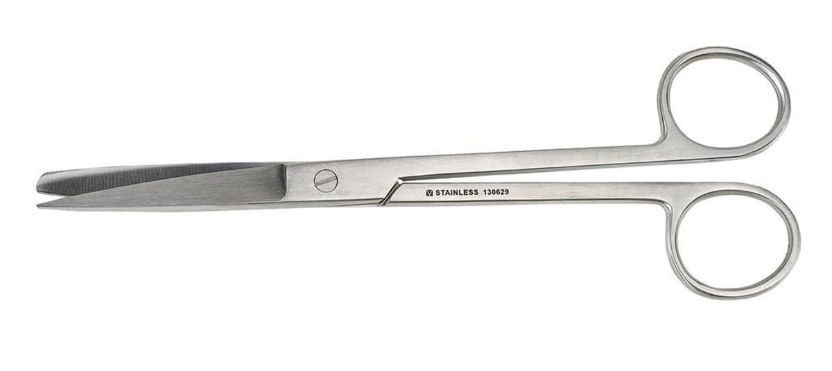 Kruuse Veteriner Makas. 18 cm. K/S. Düz