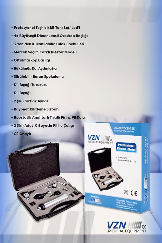 VZN Diagnostik Profesyonel Klinik Model 12'li Set VZN-PDS-P8