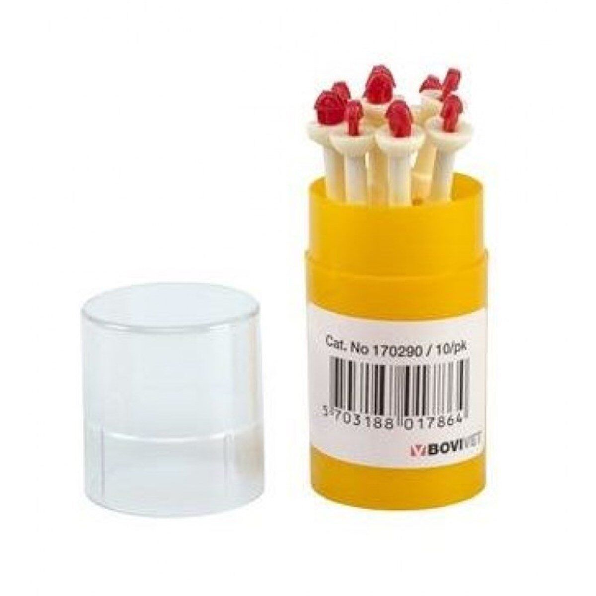 Bovivet Plastik Meme Sondası 7 CM Sarı Kutulu 10 Adet