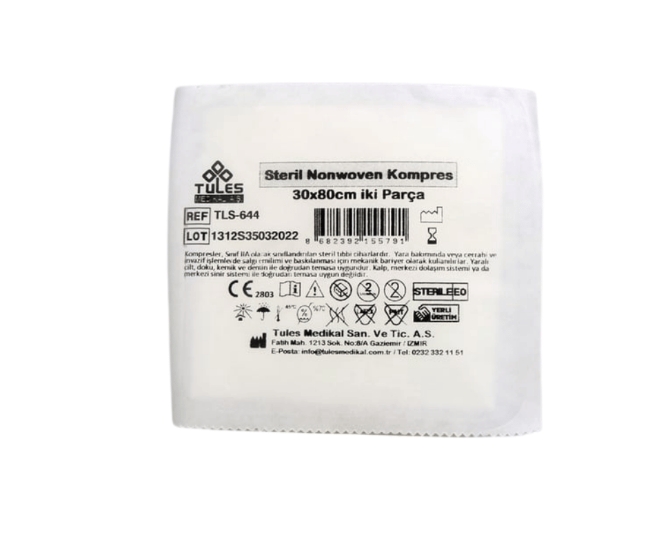 Tules Steril Spanç (Nonwoven) 30x80
