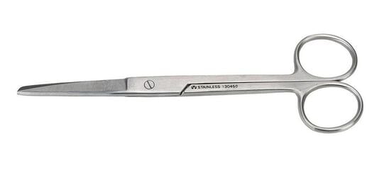 Kruuse Veteriner Makas. 14,5 cm. 5,5 K/S. Düz. Avrupa Kalite