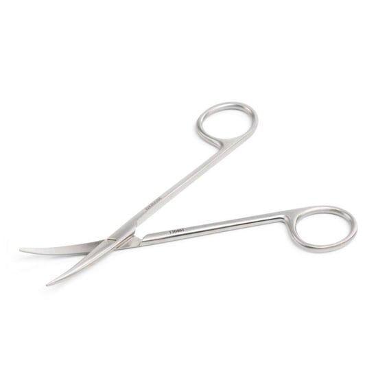 Kruuse Veteriner Makas. 14,5cm 5,5 . K/S. Eğri.