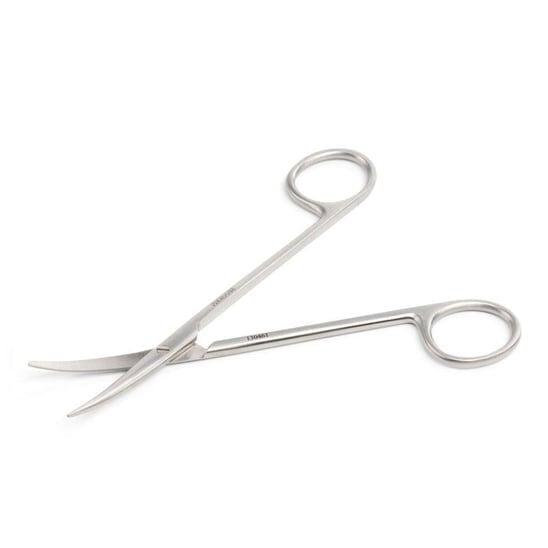 Kruuse Veteriner Makas. 14,5cm 5,5 . K/S. Eğri.