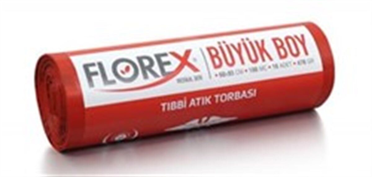 Tıbbi Atık Torbası (Poşeti) 60 CM*85 CM Büyük boy) 10'lu Paket