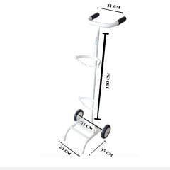 Oksijen Tüpü Taşıma Arabası 10lt