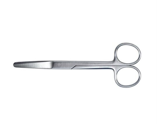 Kruuse Veteriner Makas. 14 cm. K/K. Eğri