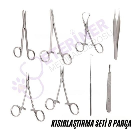 Rodus kısırlaştırma (Kastrasyon) Seti 8 Parça