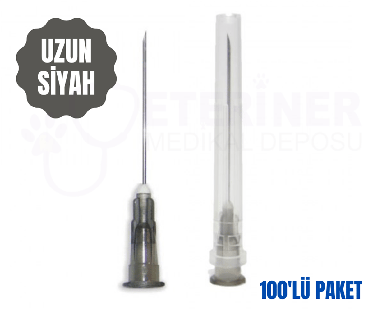Enjektör Ucu Siyah 100'lü Paket
