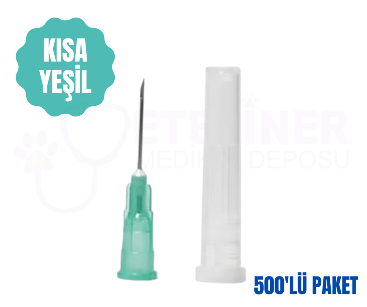 Enjektör Ucu Yeşil 500 lü Paket (kısa)