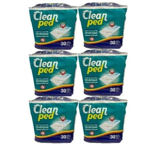 Clean Ped Sermeli Bez (Hasta Alt Bezi) 60 CM*90 CM 30'lu 6'lı