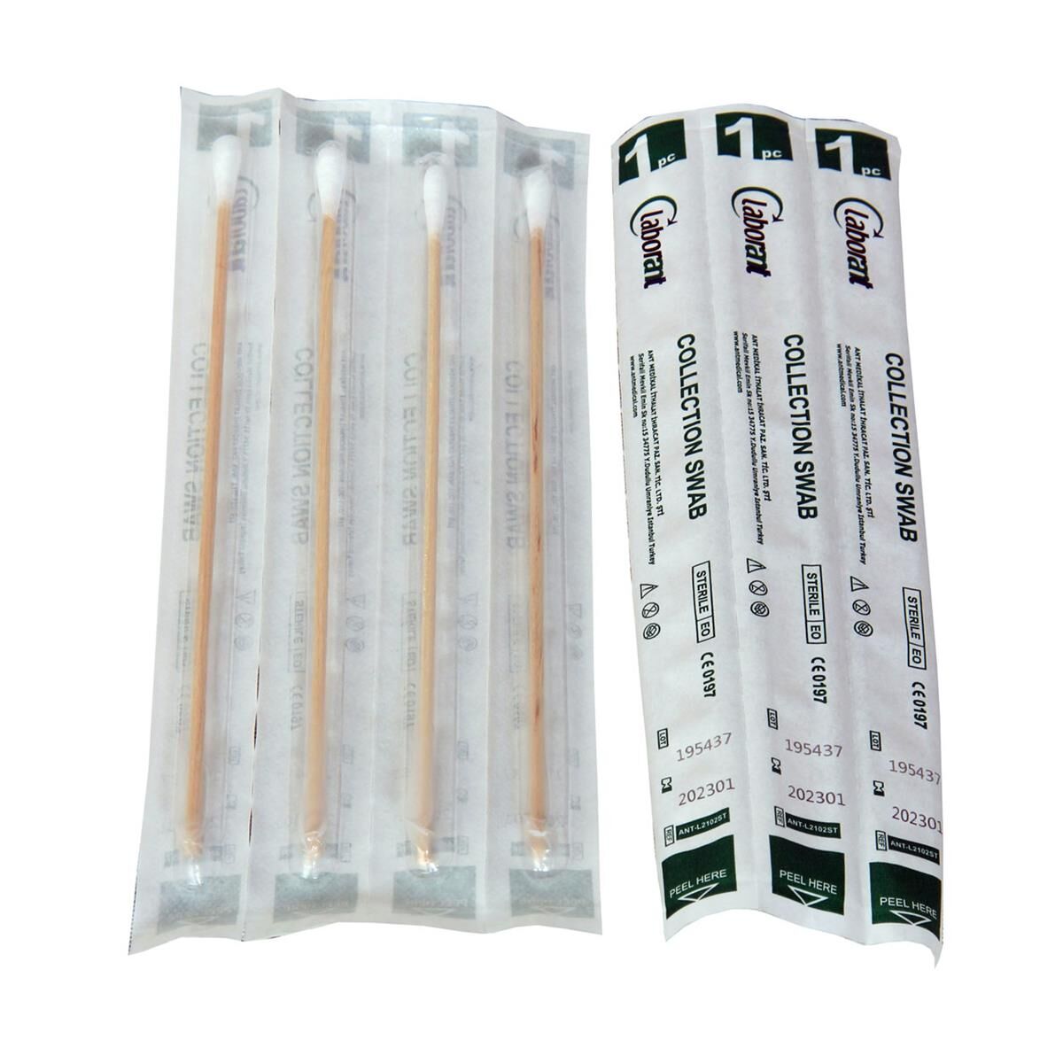 Steril Ahşap Eküvyon Çubuğu 100 lü Paket Tek Tek Paket