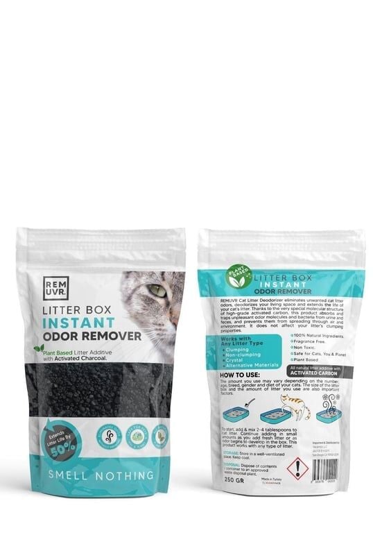 REMUVR Kedi Kumu Koku Giderici Premium 250 Gram