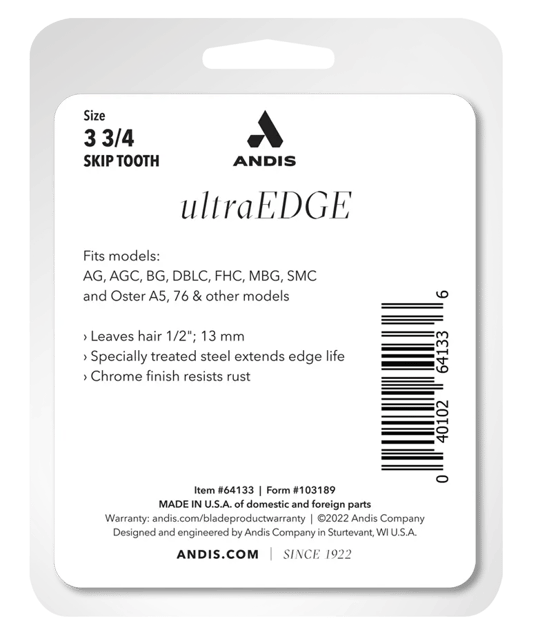 Andis UltraEdge® #3 3/4 Skip Tooth Pet Tıraş Makinesi Bıçağı