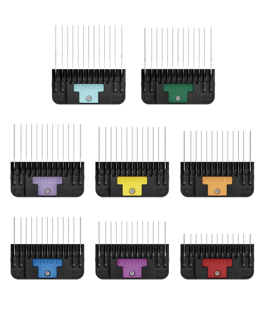 Andis Geniş Bıçak Tarak Seti 8 Parça