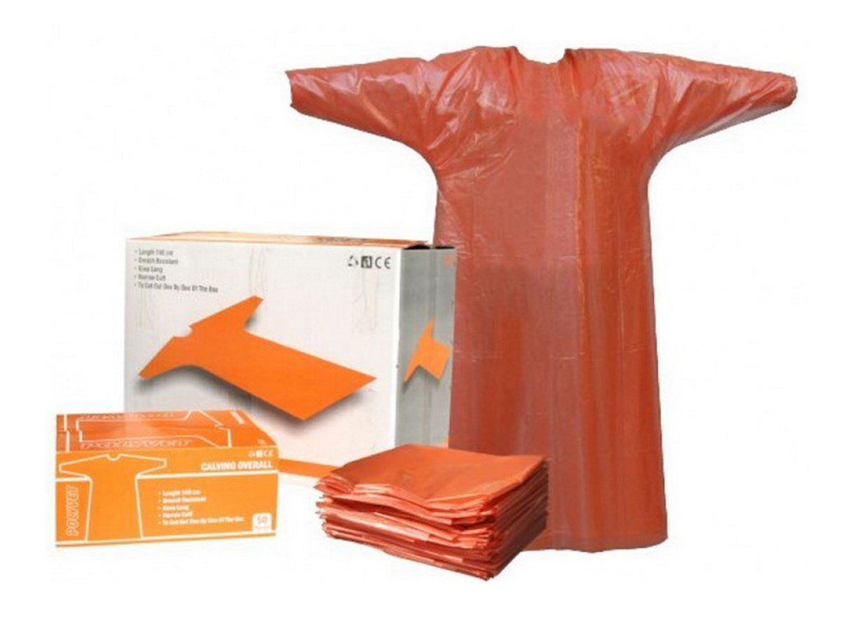 Tek Kullanımlık Naylon Veteriner Doğum Önlüğü 50 Adet Önlük