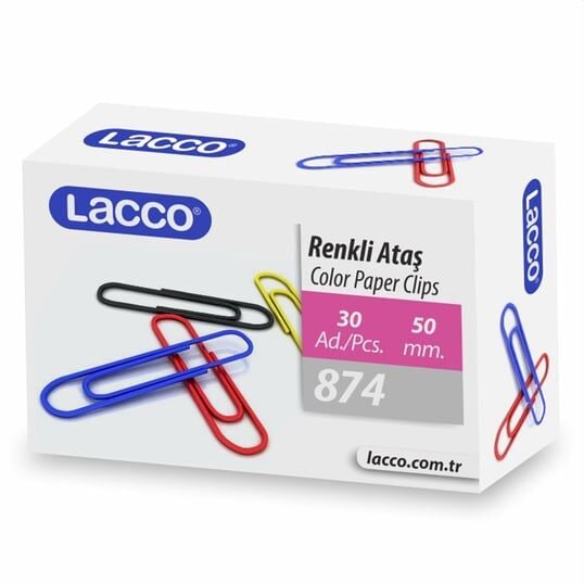 Lacco Renkli Ataş 50 mm