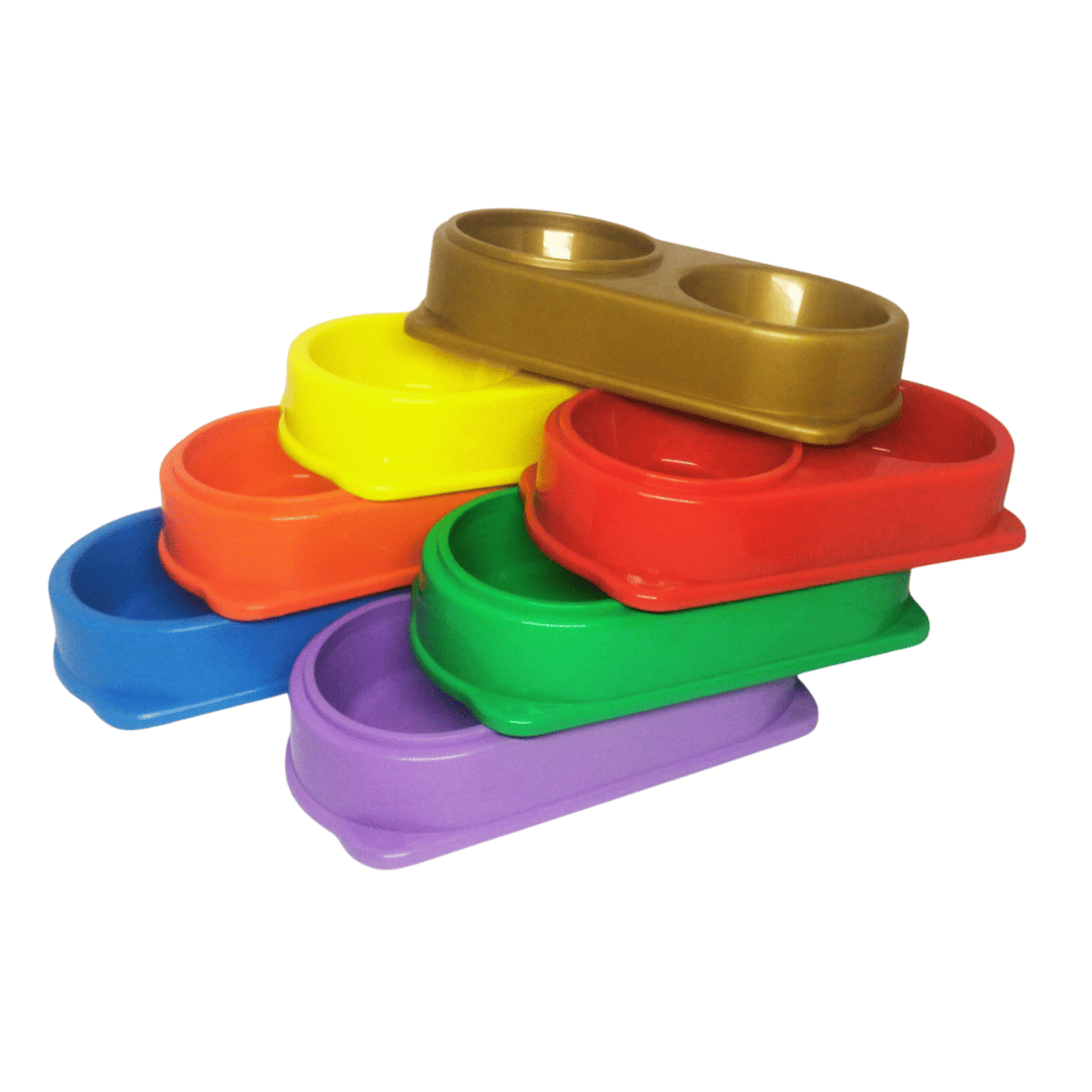 İkili Mama Kabı (Kedi-Köpek)