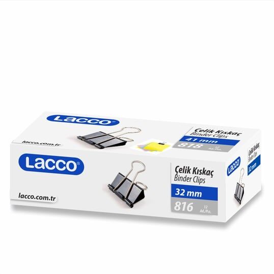 Lacco Siyah Çelik Kıskaç 32 mm