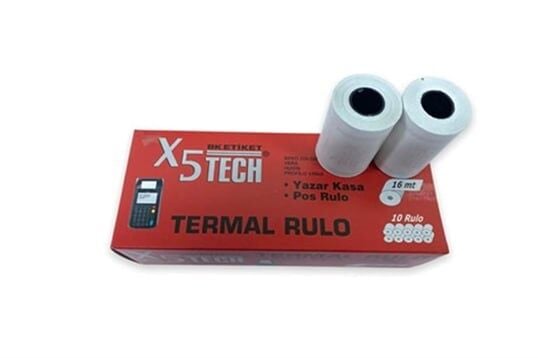 Pos Rulosu X5 Tech Termal Rulo 56 x 16 mm 10 ADET