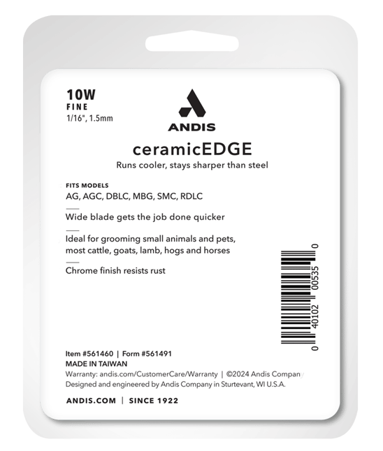 Andis Ceramic Traş Bıçağı 10W Numara