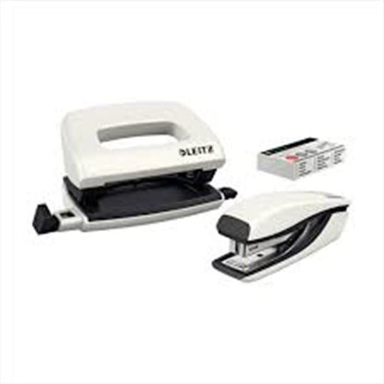 Leitz 5561-01 Wow Zımba + Delgeç Seti Beyaz