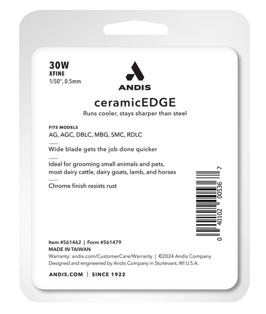 Andis Ceramic Traş Bıçağı 30W Numara