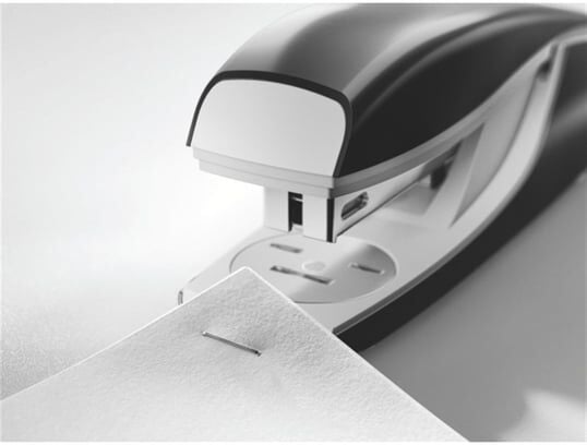 Zımbalayıcı Leitz 5562 Stil, 30 yaprak Metal, Saten siyah