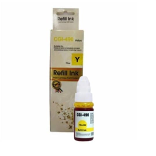 Print-Pen Canon GL490Y-GL590Y Sarı Muadil Kartuş Mürekkebi