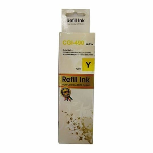 Print-Pen Canon GL490Y-GL590Y Sarı Muadil Kartuş Mürekkebi