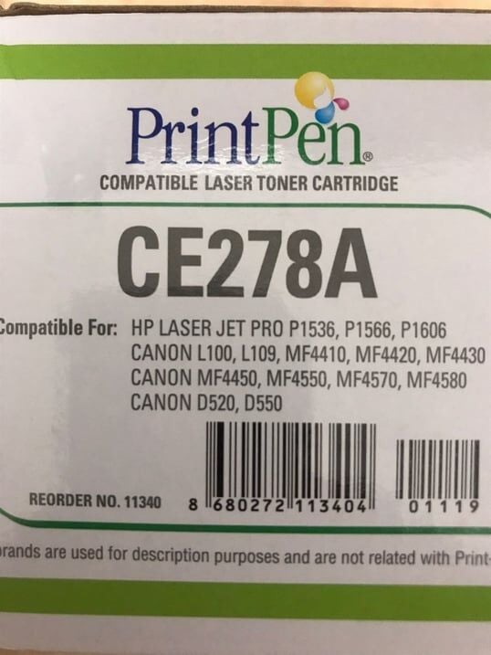 Printpen Laser Toner CE278A