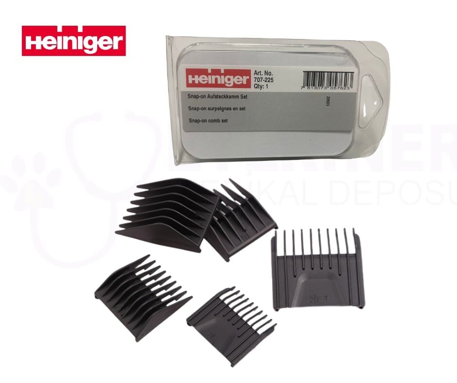 Heiniger Stil Midi Traş Makinası 5 li Tarak Seti (4-8-12-16-20)